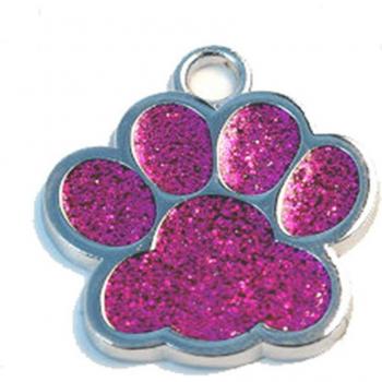 Mini Shine Paw Pet ID Tags