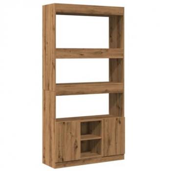 VidaXL Highboard Artisian Oak 92x33x180 cm Engineered Wood