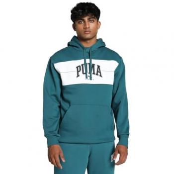 PUMA SQUAD Felpa con cappuccio Verde Uomo
