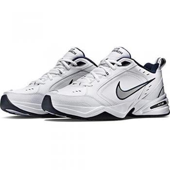 Nike Air Monarch IV Scarpe Uomo Bianchi Metallic Silver EU 40