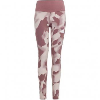 Adidas Leggings 7/8 Camo Rosa Preloved 13-14 Anni
