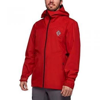 Giacca Black Diamond Liquid Point Shell Uomo Rosso