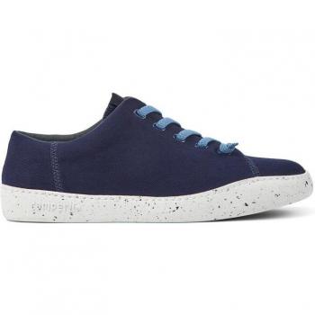 Camper Azul Marino Cordones de Lona para Hombre