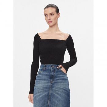 Slim Fit Bluse Tolone in Schwarz von MAX&Co