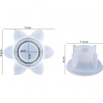 Silicona Loto Candelabro
