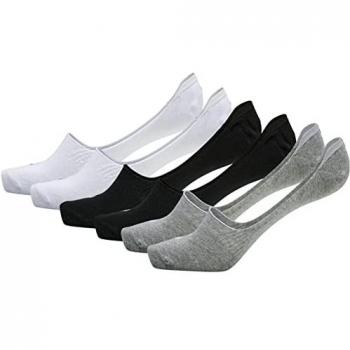Hummel Chevron Unsichtbare Socken (6 Paar) Unisex, Weiß 36/40