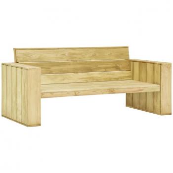 Geïmpregneerde grenenhouten tuinbank 179 cm
