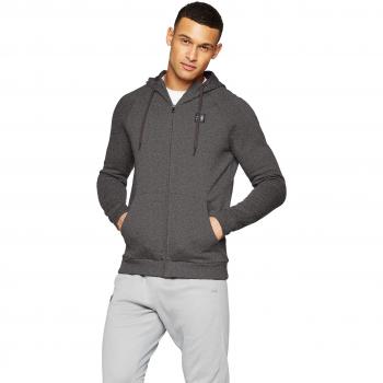 Sweat à Capuche Homme Under Armour Rival FZ, Gris, M