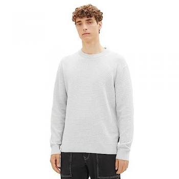 TOM TAILOR Denim Strickpullover STRUCTURED BASIC aus Baumwolle