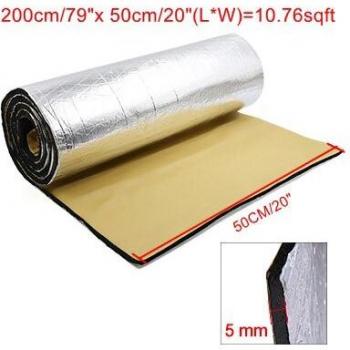 5mm/10mm Thick Aluminum Fiber Muffler Insulation Mat for Vehicles
