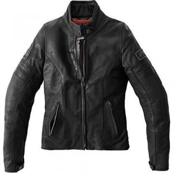 Spidi Vintage Giacca Donna in Pelle Moto Nero 44