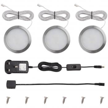 MEIKEE LED Under Cabinet Lighting Set of 3
