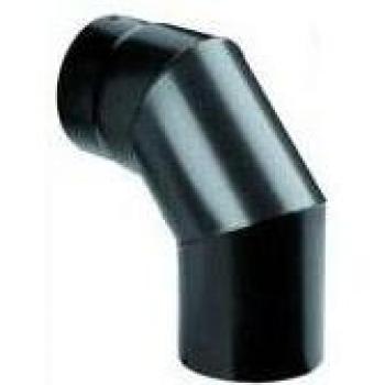 Coude Bois 90A° Plus 12 cm Noir