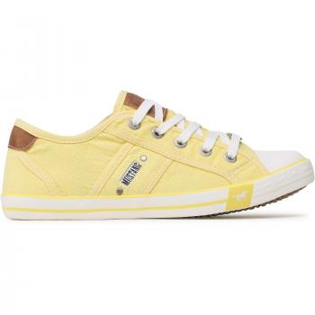 Mustang 1099-310-610 Sneakers Gelb aus Stoff
