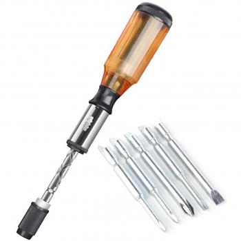 Set de Accesorios Universales: Destornillador, Bit y Socket con Empuñadura