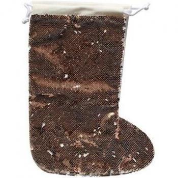 Blank DIY Magic Sequin Christmas Socks for Heat Transfer