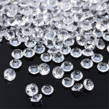 Clear Acrylic Diamond Table Scatter