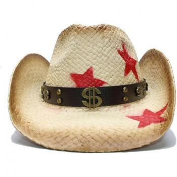 Sombrero de paja hecho a mano para mujer