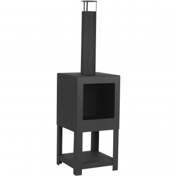 Caminetto da Esterni FF410 con Deposito Legna