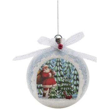 Éclat Glacial Père Noël Chic 12x5,1x12 cm