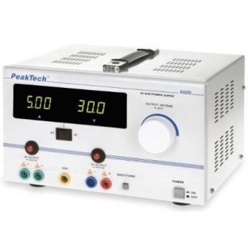 PeakTech Netzteil 2 Kanäle 30 VDC 5 A