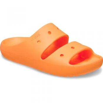 Orange Crocs Pantoletten Classic Sandal 209403