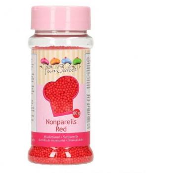 Mini Perles Rouges en Sucre