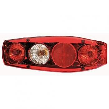 Hella Caraluna II Heckleuchte, links mit Glühlampen