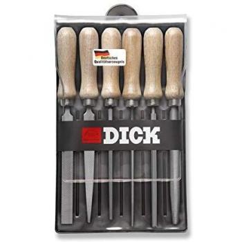 Dick 11861020 SchlÃ¼sselfeilen-Satz 6tlg. Hieb-LÃ¤nge 100 mm 1 Set