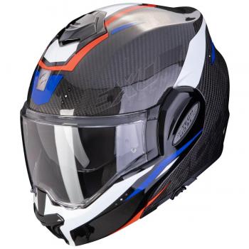 Scorpion Exo-Tech Evo Carbon Rover Casque Noir Rouge Bleu XS 54 55