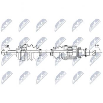 NTY RE 101 Semiasse