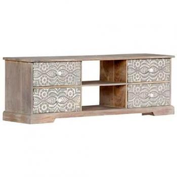 VidaXL 120x30x40 cm TV Cabinet in Solid Acacia