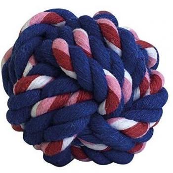 Hundespielzeug Gloria Baumwolle Ball mit Seil