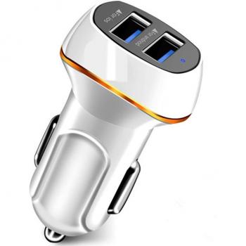 Tongdaytech Auto USB Cargador 3 Anschlüsse Schnellladung 4.0/3.0 für iPhone X, Xiaomi, Samsung S10