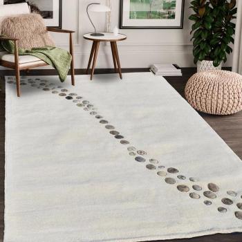Tapis Jadorel NOSTRAL – Lavage Manuel, Beige, Gris, 240x340 cm