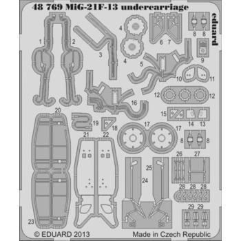 Panneau arrière Mikoyan MiG‑21F‑13 – Kit Trumpeter