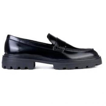 Men's Black Hogan Loafers Size 8½