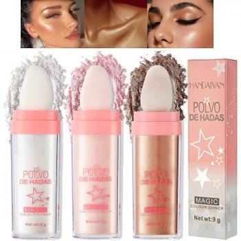 Poudre Haute Lumière Féérique Handaiyan – Ensemble de 3, éclat naturel