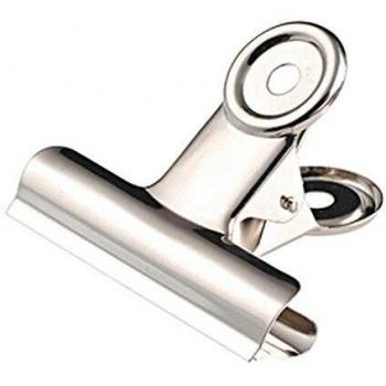 Wonday Briefklemmer, Metall, Nickel, 50 mm Breite