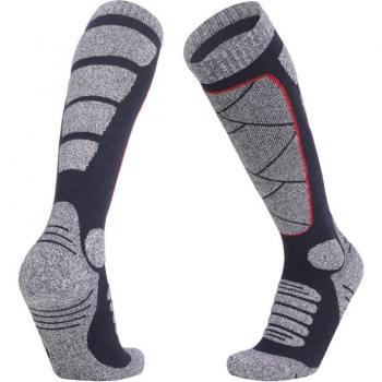 Chaussettes de Ski à Tube Long, 1 paire, confortables, absorbent l'humidité, parfaites pour le ski