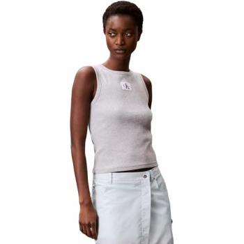 Calvin Klein Jeans Top LV047C201G Slim Fit Grigio