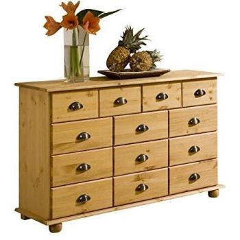 IDIMEX Sideboard COLMAR, 11-Schubladen Kommode aus Kiefernholz