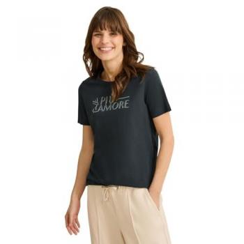 T-shirt Vert avec Écriture Cecil S