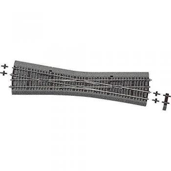 Aiguillage simple H0 Voie Rocoline avec ballast 345 mm Roco 42900