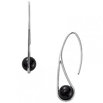 Pendientes Skagen de mujer, acero inoxidable, diseño elegante en gris y azul