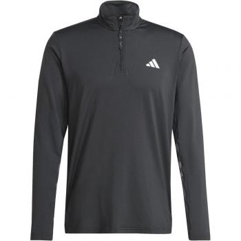 Sudadera Adidas Essentials Camo Training Manga Larga 1/4 Zip Negro