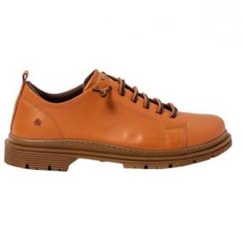 Lacets casual en cuir marron 1897