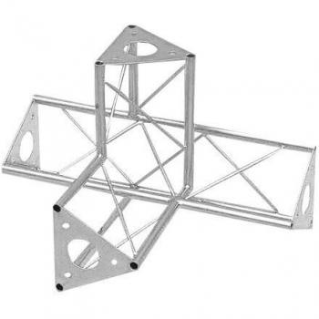 DECOTRUSS SAC-44 Ecke 4-Weg r+h silber