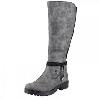 RIEKER Reißverschluss Winterstiefel für kalte Tage