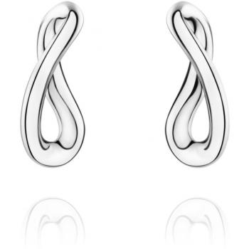Sterling Silver Infinite Loop Earrings – Georg Jensen